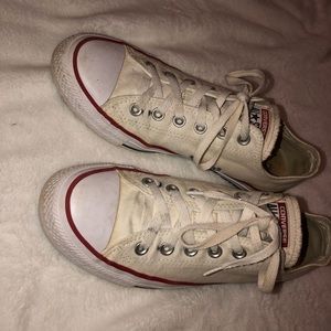 White low top converse